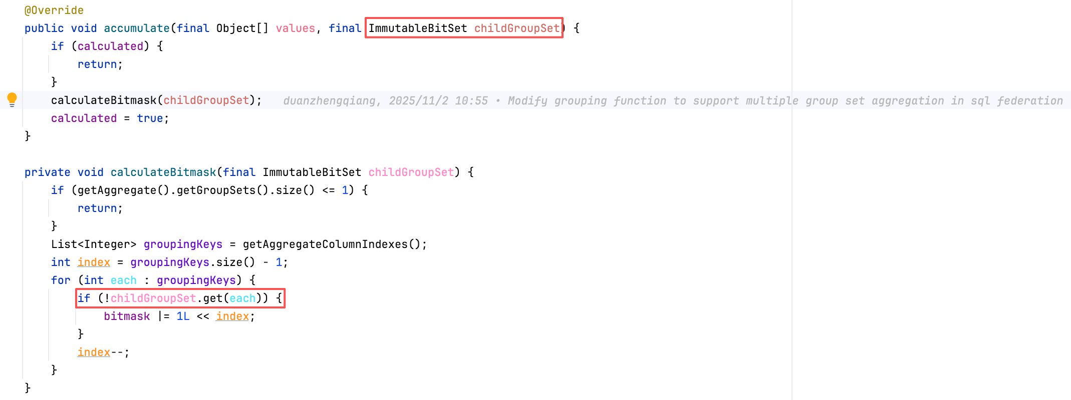 GROUPING 函数逻辑最终修改