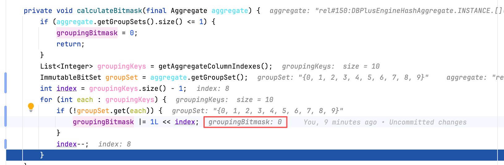 GROUPING 函数第一次修改后函数结果